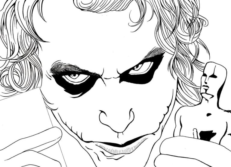 Desenhos De Coringa Para Colorir Imprimir Joker DC Comics