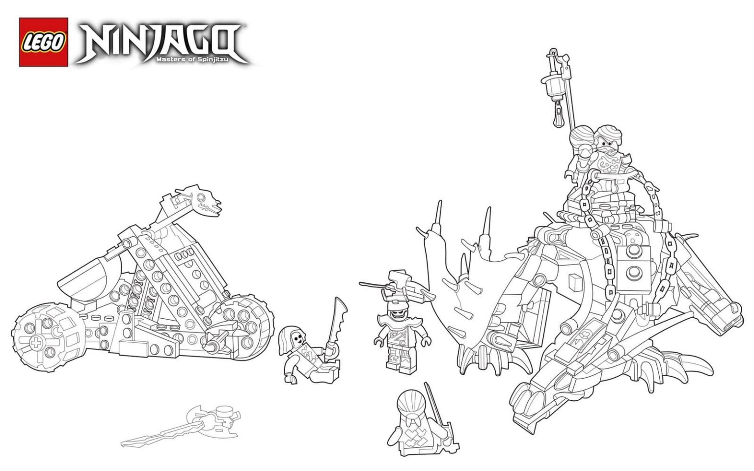 Coloriages Lego Ninjago Pi Ces Imprimer Gratuitement A