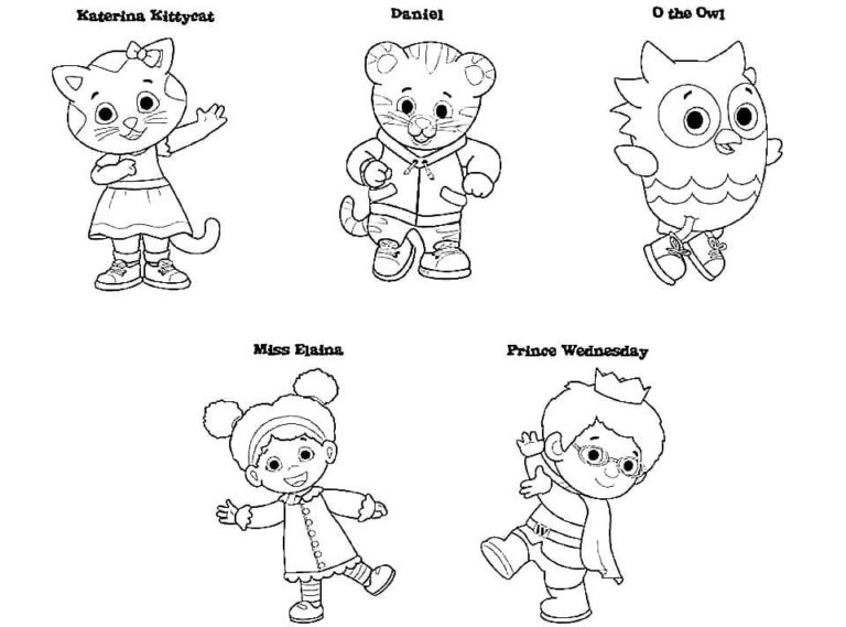 Desenhos De Daniel Tigre Para Colorir Imprimir A