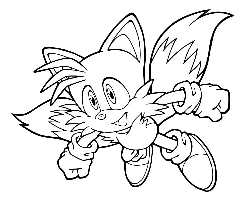 Easter Sonic Coloring Pages