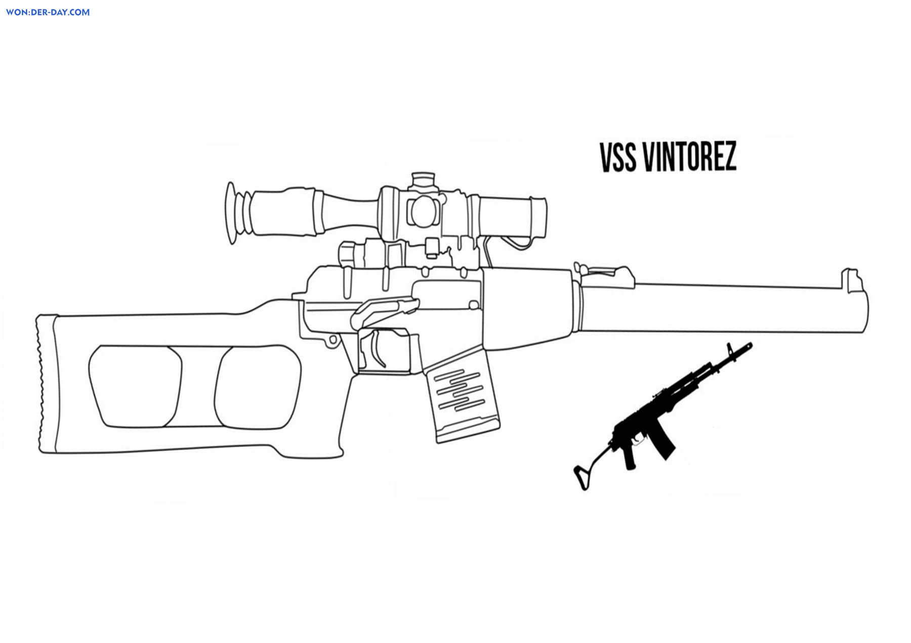 чертеж awp снайперской винтовки для дерева фото 32