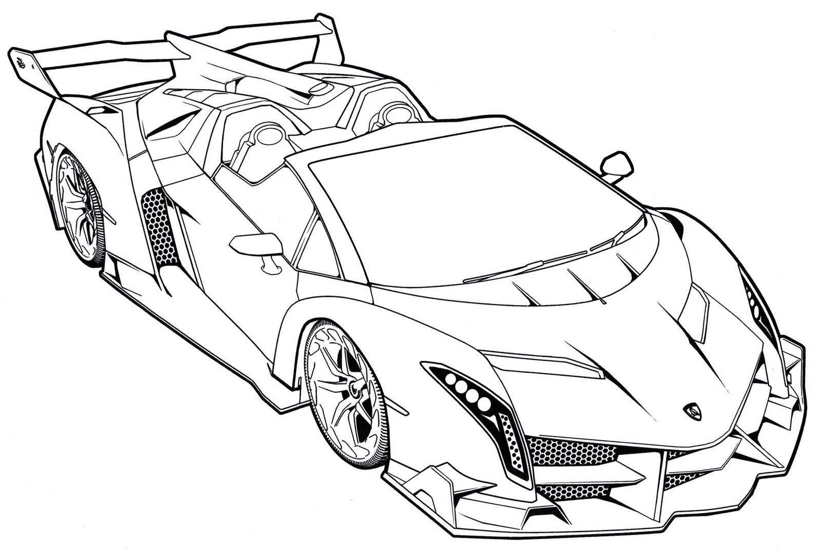 Lamborghini Coloring Pages Printable Coloring Pages