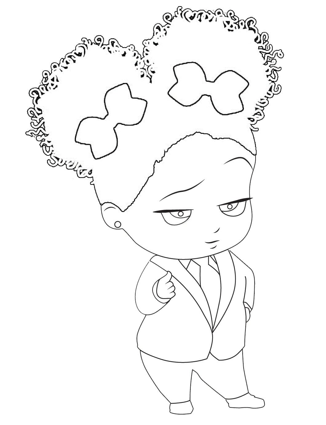 Black Baby Boss Girl Coloring Page Coloring Pages My XXX Hot Girl