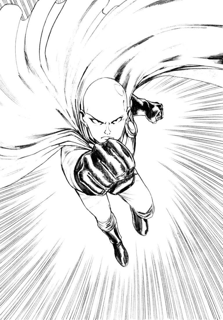 Coloriage One Punch Man Coloriages Gratuits Sur Wonder Day