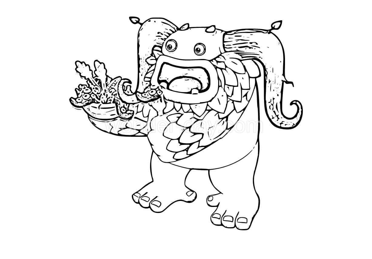 My Singing Monsters Coloring Pages WONDER DAY Coloring Pages For