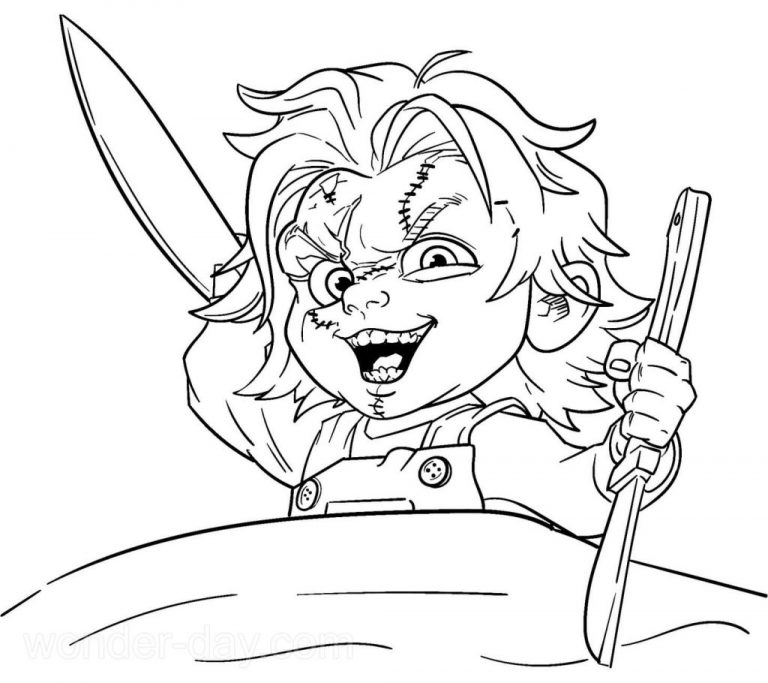 Coloriages Chucky WONDER DAY Coloriages Pour Enfants Et Adultes