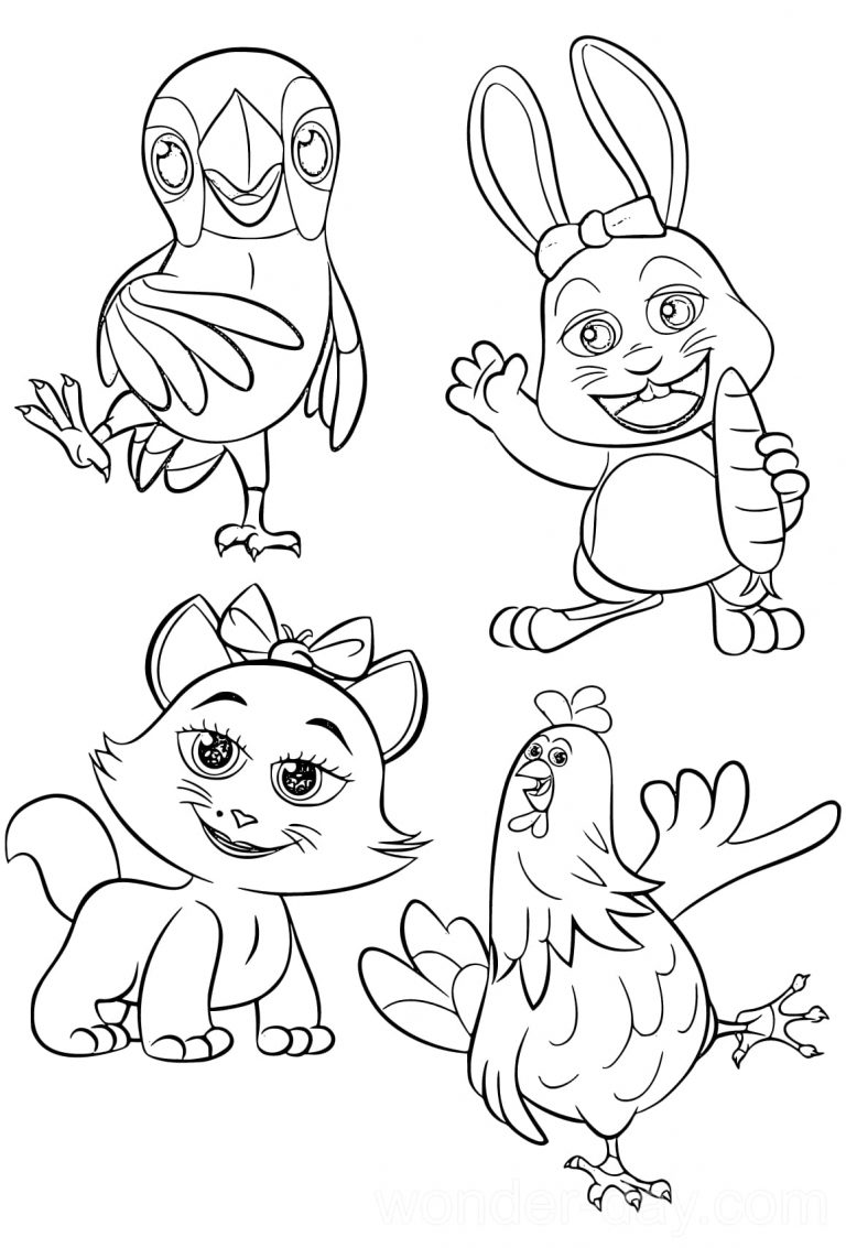 La Granja De Zenon Coloring Page