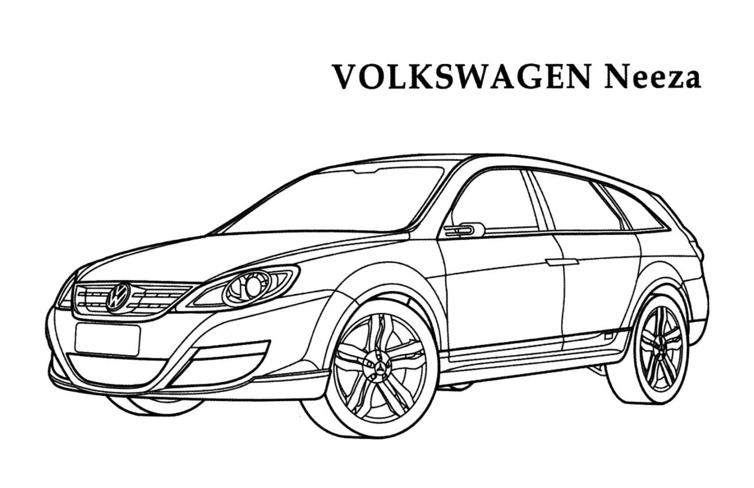 Dibujos de Volkswagen para colorear Dibujos para niños