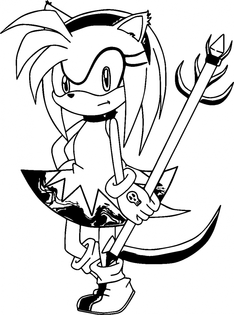 Desenhos De Amy Rose Para Colorir Wonder Day Desenhos Para Colorir