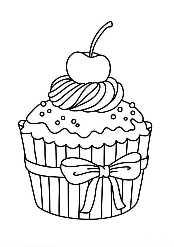 Ausmalbilder Cupcake. Die besten Bilder von Süßigkeiten hier