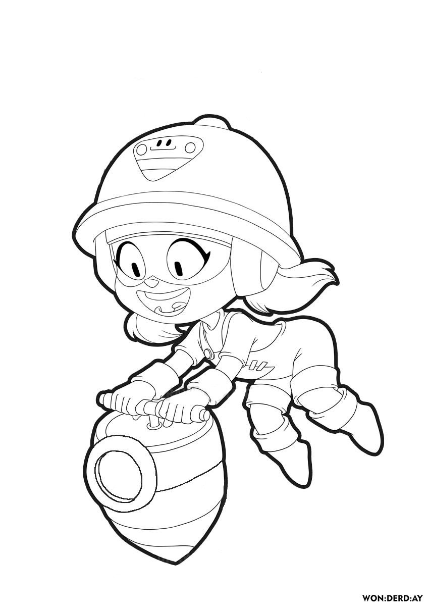 Coloring Pages Jacky Brawl Stars Print For Free Wonder Day Coloring Pages For Children And Adults - brawl stars kleurplaat draw it cute