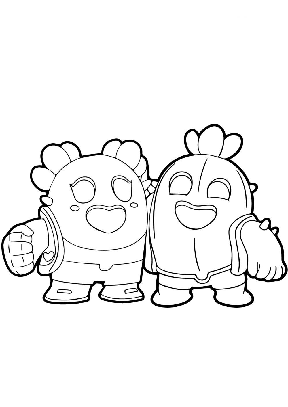 Coloring page Brawl Stars Spike Cactus  Coloriage, Coloriage magique,  Coloriage magique cp