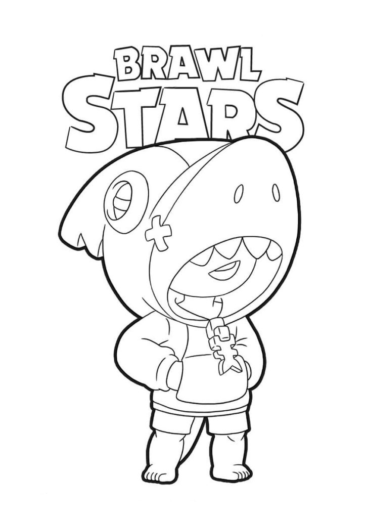 Desenhos do Brawl stars para colorir