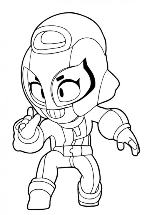 Brawl Stars Coloring Pages Spike Coloring And Drawing - sandy brawl stars zum ausmalen