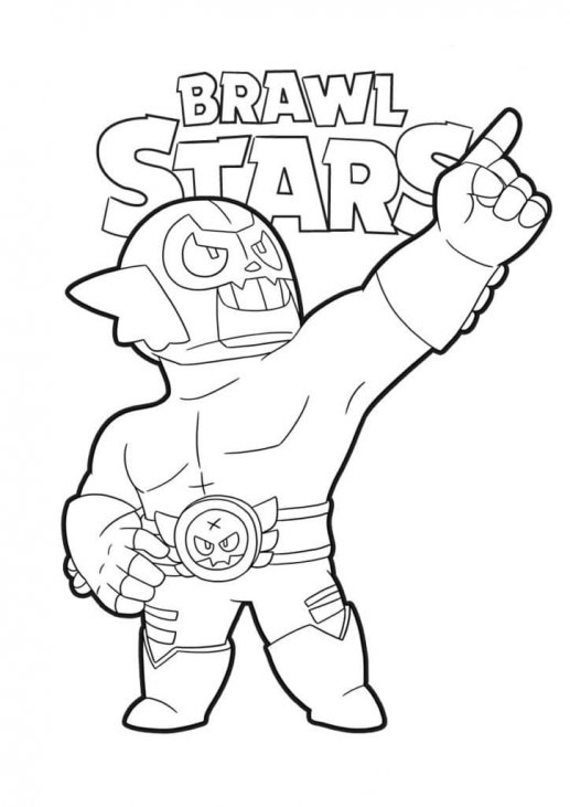 Brawl Stars Coloring Pages Ricochet Coloring And Drawing - coloriage ricocheti brawl stars