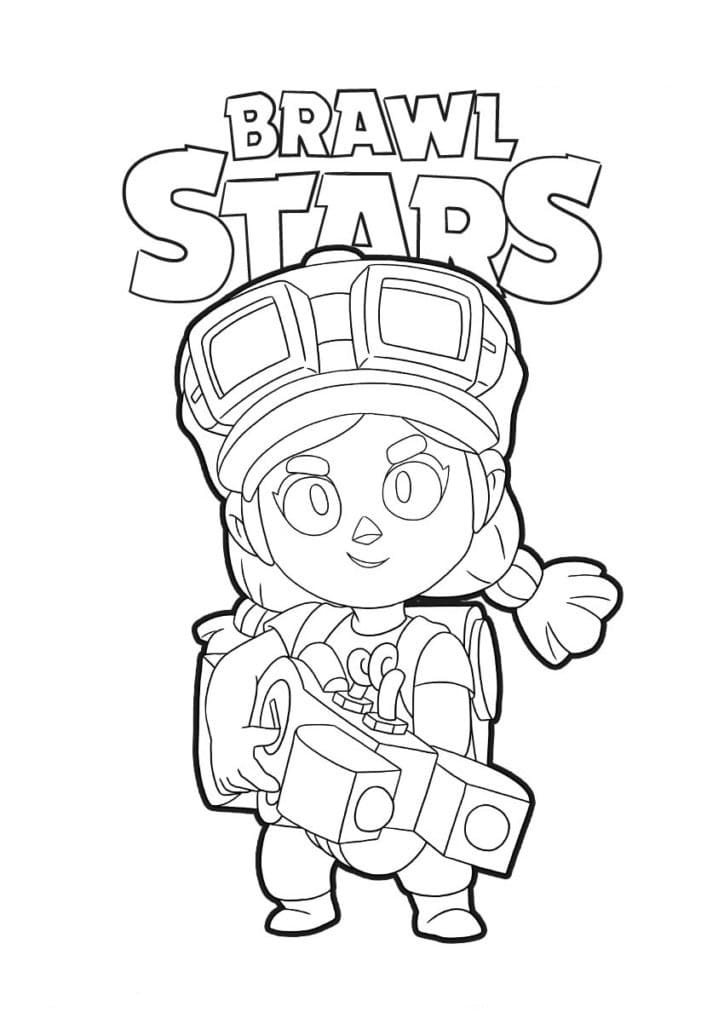 Brawl Stars Coloring Pages Print 350 New Images - coloriage brawl stars tous les jouer