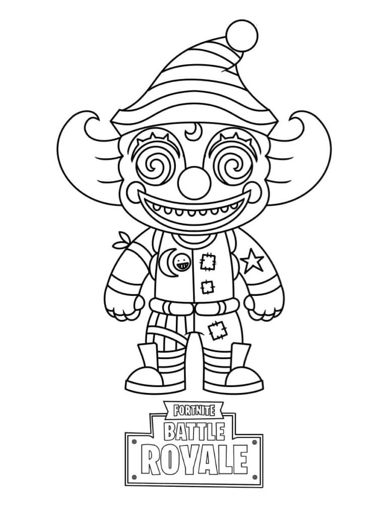 Desenhos para colorir Fortnite. Imprimir e Pintar