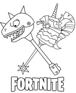 Dibujos para Colorear Fortnite. 200 Imágenes para imprimir