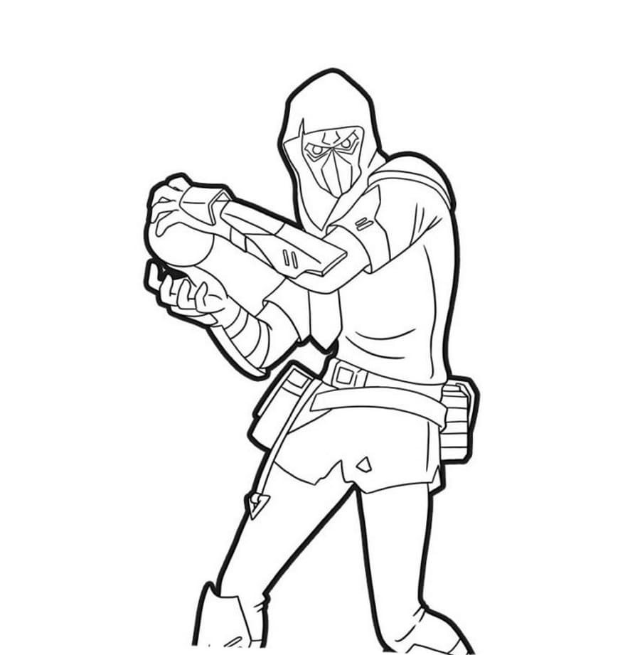 Fortnite Coloring Pages. 
