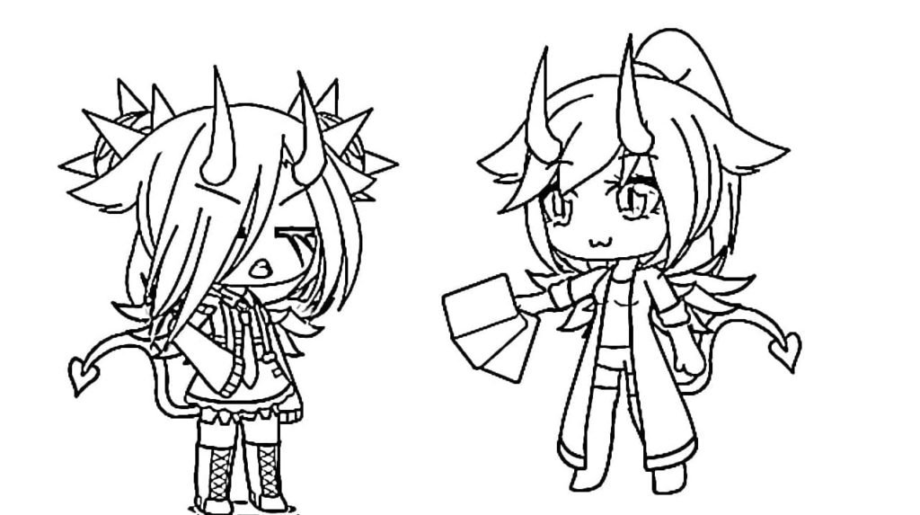 Gacha Life Coloring Pages Tomboy See actions taken by the people who ...