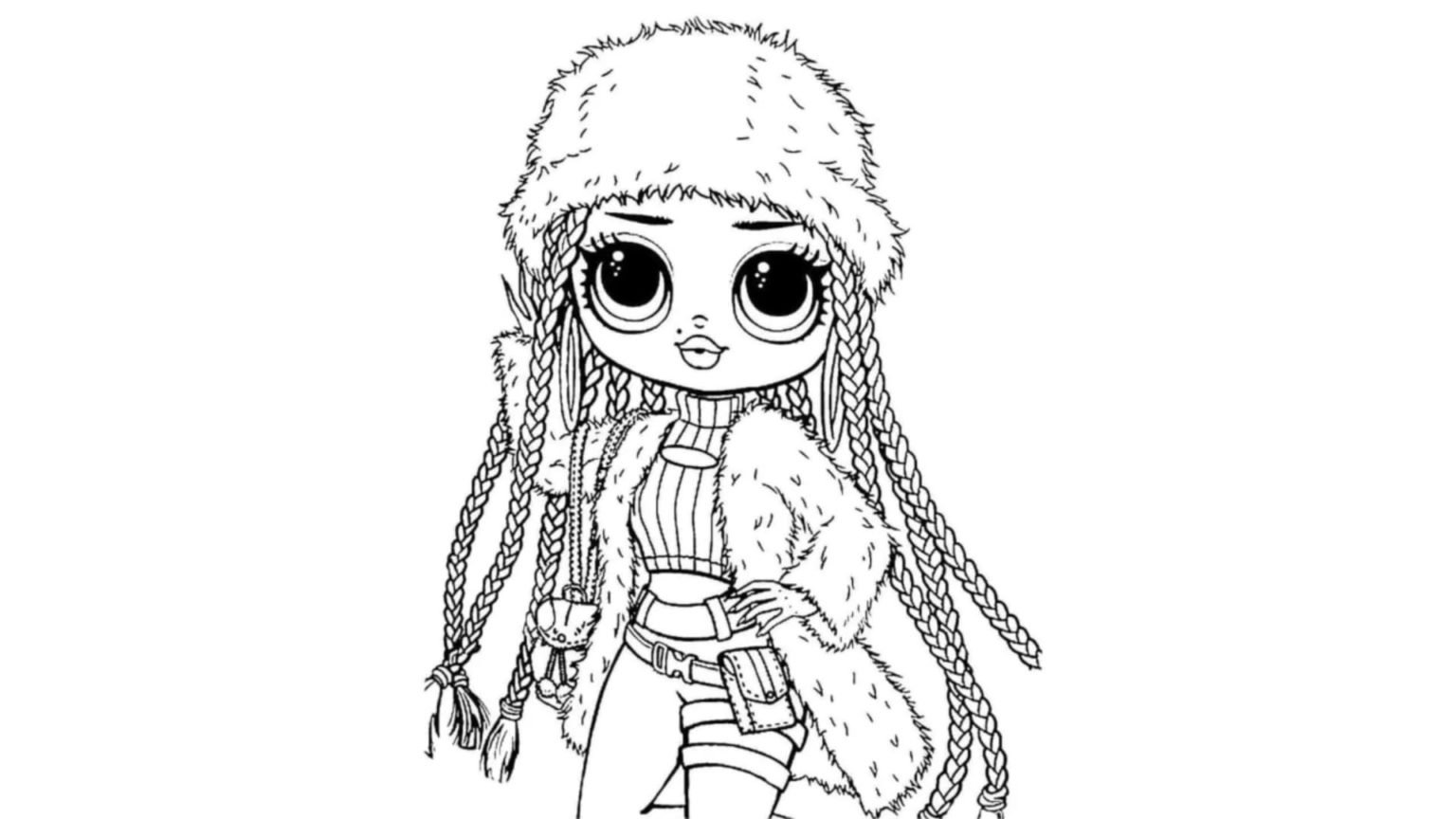 Lol Surprise Omg Dolls Coloring Pages Printable - Carrasco Ansts1970