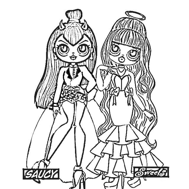 Coloring Pages Lol Omg Download Or Print New Dolls For Free