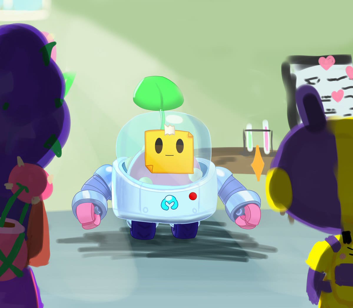 Images Of Sprout Brawl Stars History Of Occurrence The Robot - spike robo brawl stars wallpaper