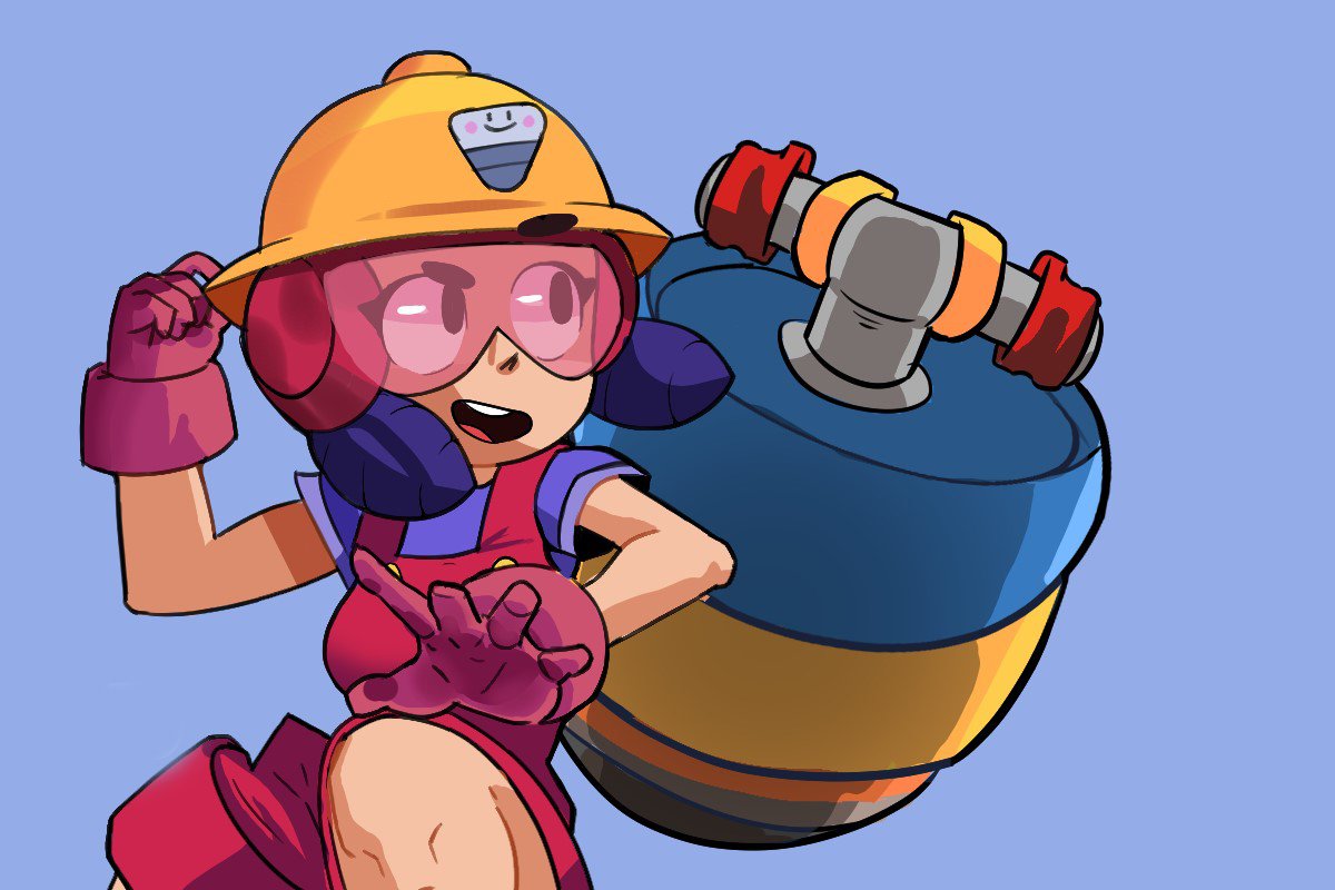 jessie brawl stars desenho torreta