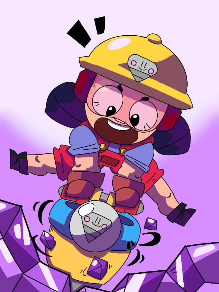 Des Images Jacky Brawl Stars Histoire D Origine Wonder Day Coloriages Pour Enfants Et Adultes - brawl stars vue de derrière