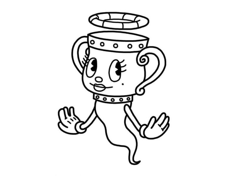 Desenhos Para Colorir Cuphead. Chefes, Cuphead e Mugman