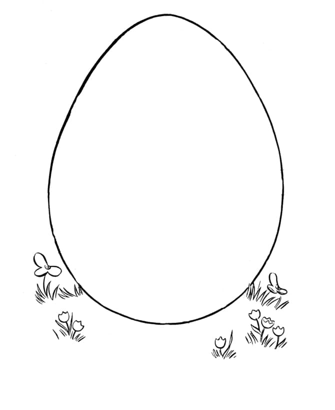 Desenhos de Ovos de Páscoa para colorir