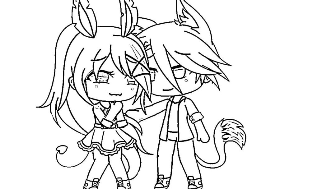 Coloriage Gacha Life. Grande collection. Imprimer gratuitement