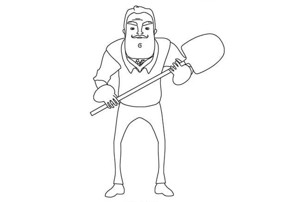 Coloring Pages Hello Neighbor. Print Free characters from the game