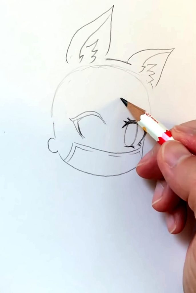 Como desenhar Gacha Life. Desenho a lápis, 20 aulas