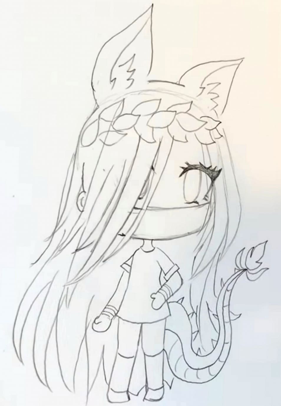 Practicing drawing with Copic 10: Gachalife character you requested 