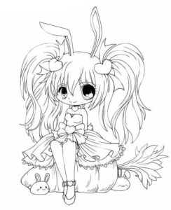 120 Kawaii Coloring Pages. The best collection. Print for free