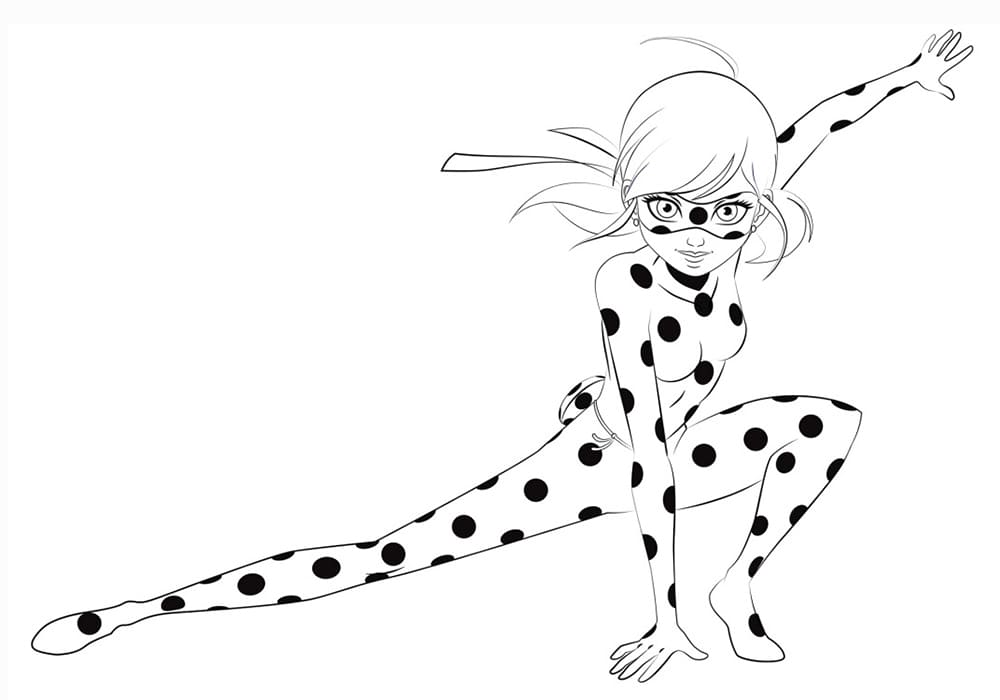 ▷ Desenhos de Ladybug para colorir