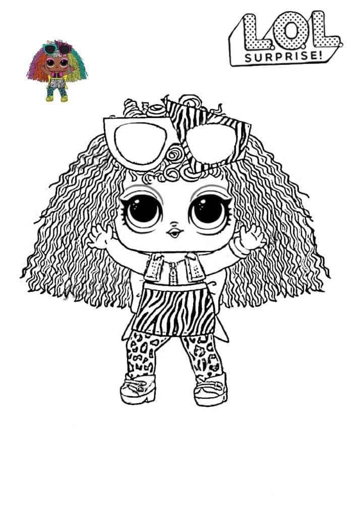 Coloring Pages Lol Surprise Dolls Print In A4 Format