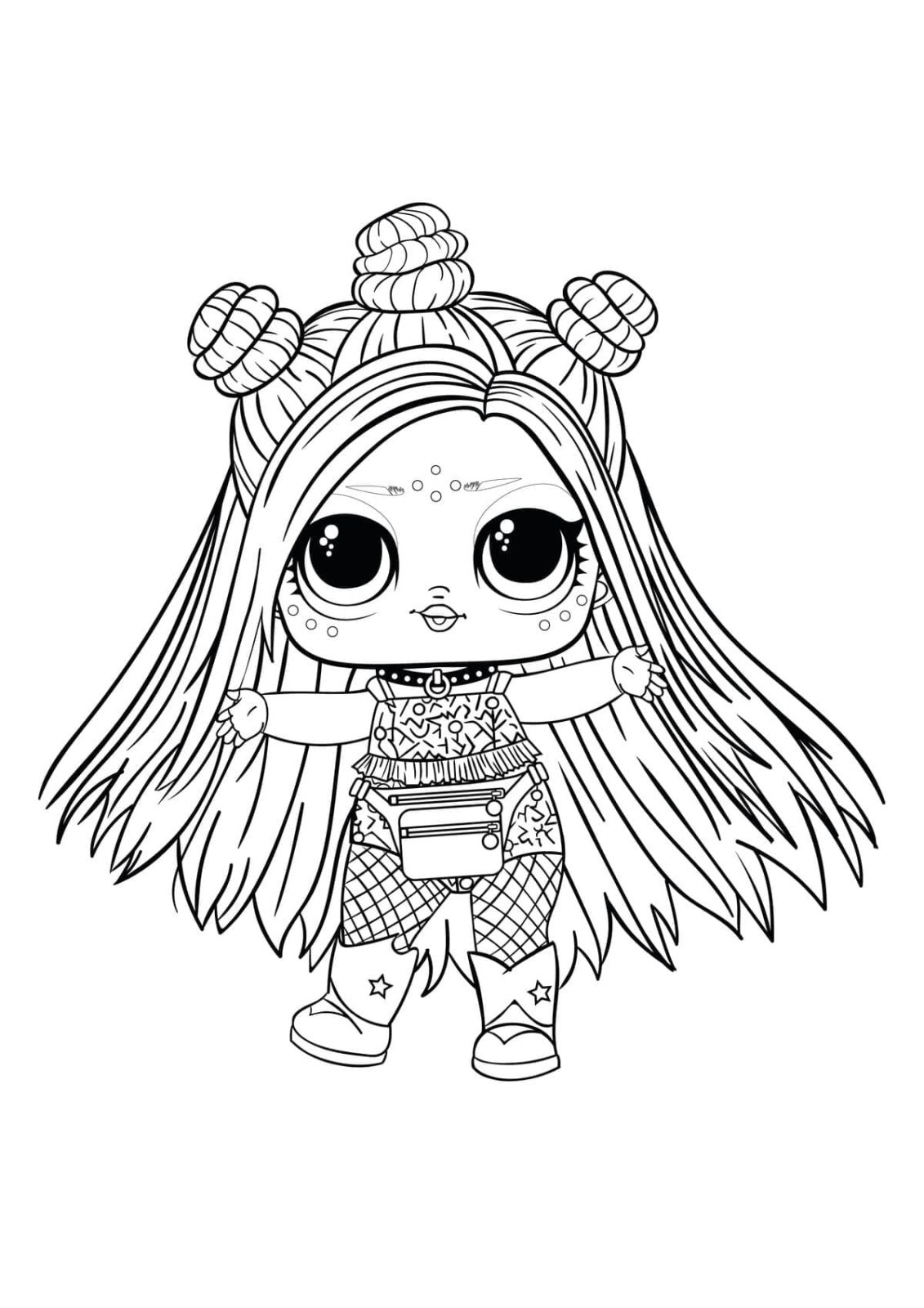 Download LOL Surprise Dolls Coloring Pages. Print in A4 format