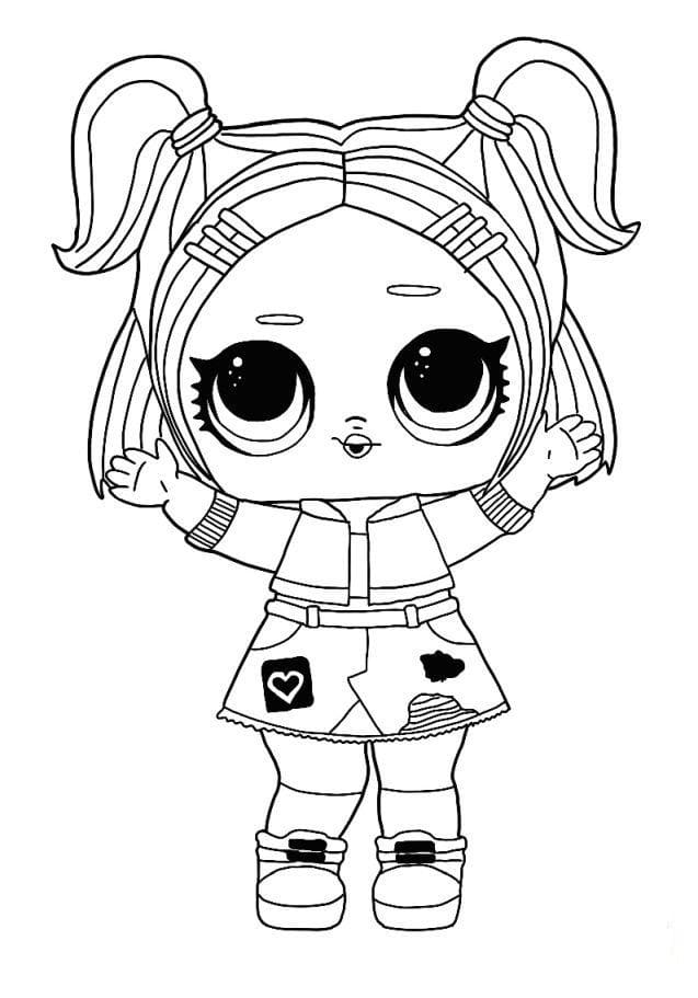 LOL Surprise Dolls Coloring Pages. Print in A4 format