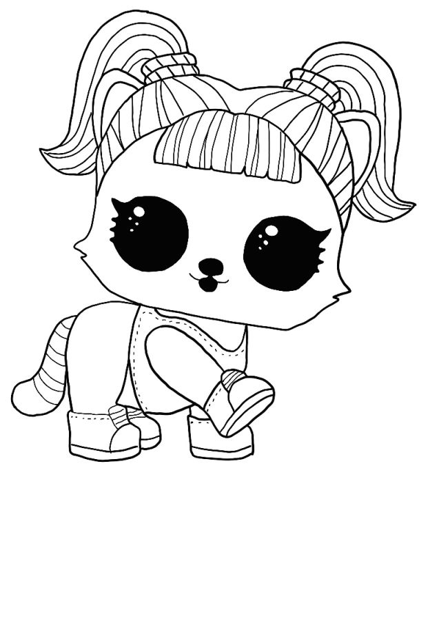 lol surprise winter disco coloring pages print dolls and pets