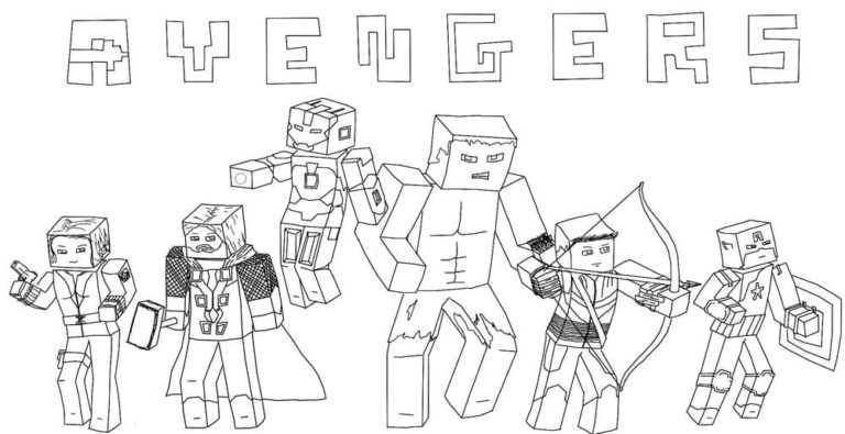 Dibujos Para Colorear Minecraft Wonder Day