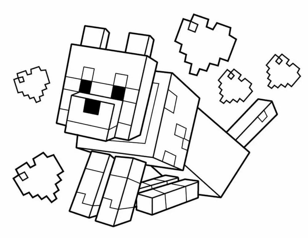 100 Dibujos para colorear Minecraft