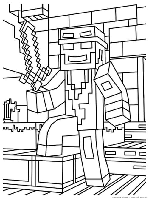 100 Desenhos para colorir Minecraft. A melhor coleção