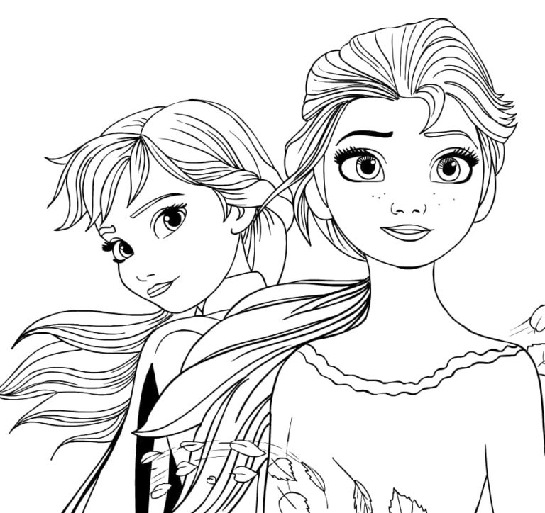 Coloriage Reine des neiges 2. Imprimer gratuitement