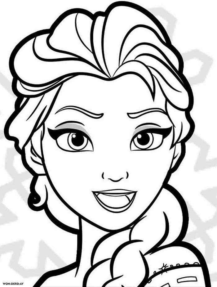 30 Desenhos da Frozen para Colorir e Imprimir - Online Cursos Gratuitos   Coloriage elsa, Coloriage reine des neiges, Coloriage à imprimer princesse