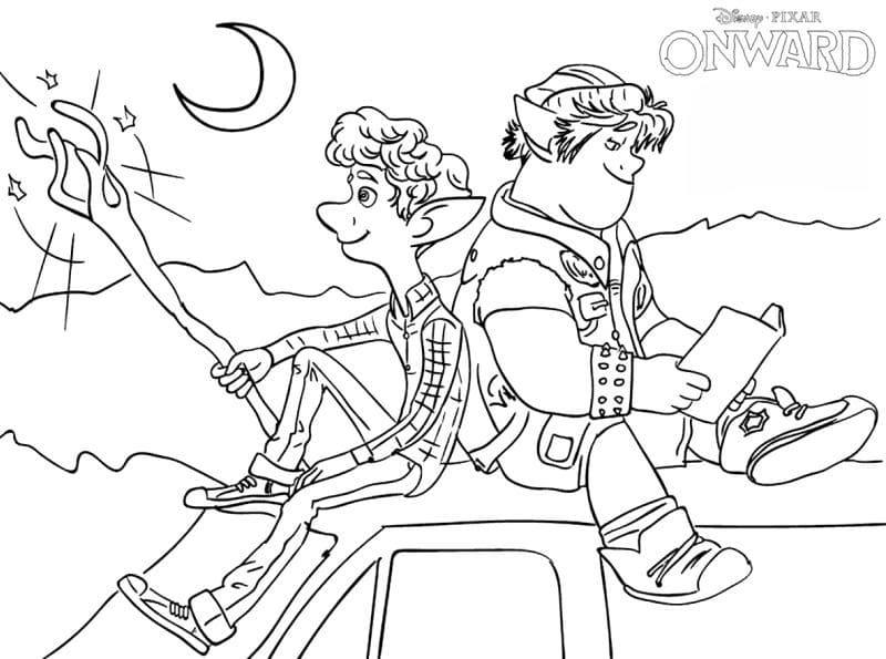 Coloring Pages Onward. Print in A4 format