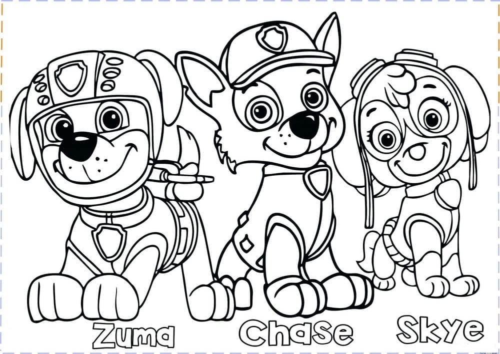 Patrol Coloring Pages. Best Coloring Pages For Kids