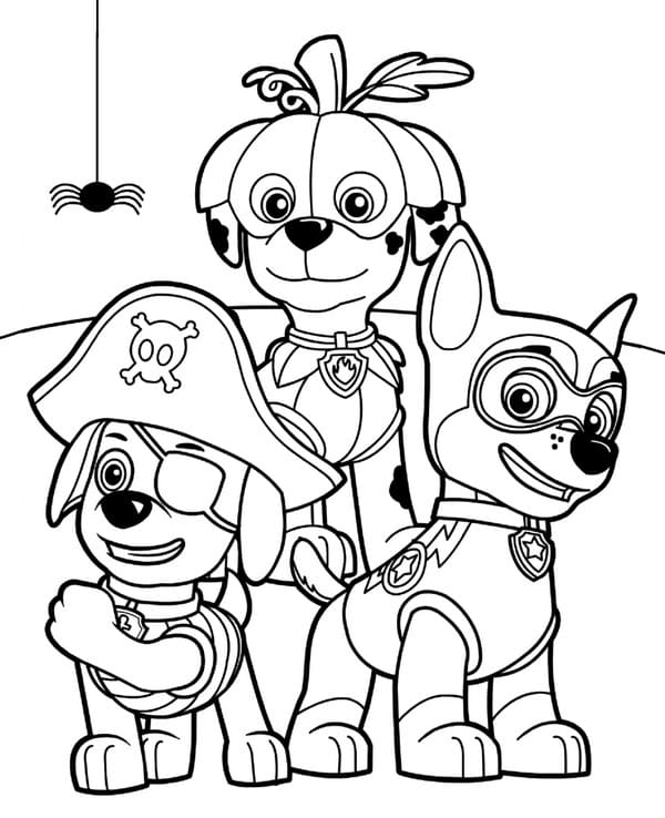 paw patrol ausmalbilder. mighty pups. drucken sie a4