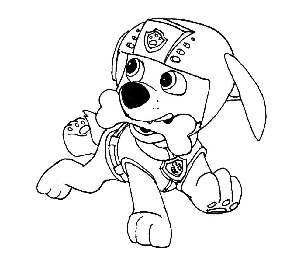 Kit 100 Desenhos Para Colorir E Pintar Patrulha Canina Paw Patrol - Folha  A4 Inteira! 1 Por Folha! - #0094